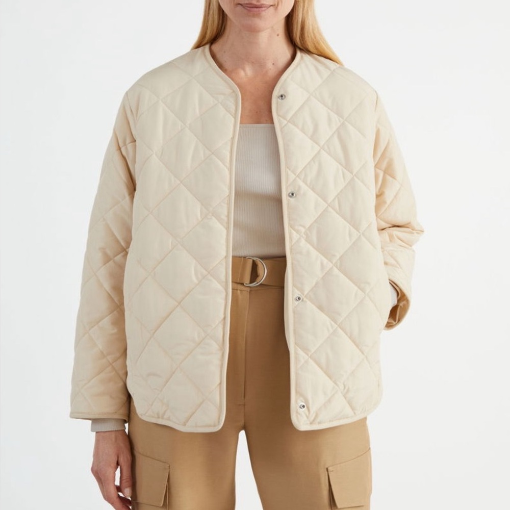 & Other Stories Oversized Quilted Jacket
